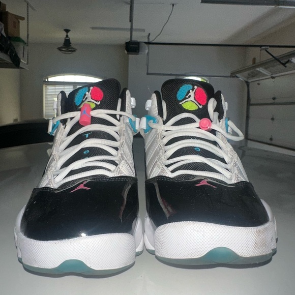 Jordan’s 6 rings black white blue pink green - Picture 2 of 6
